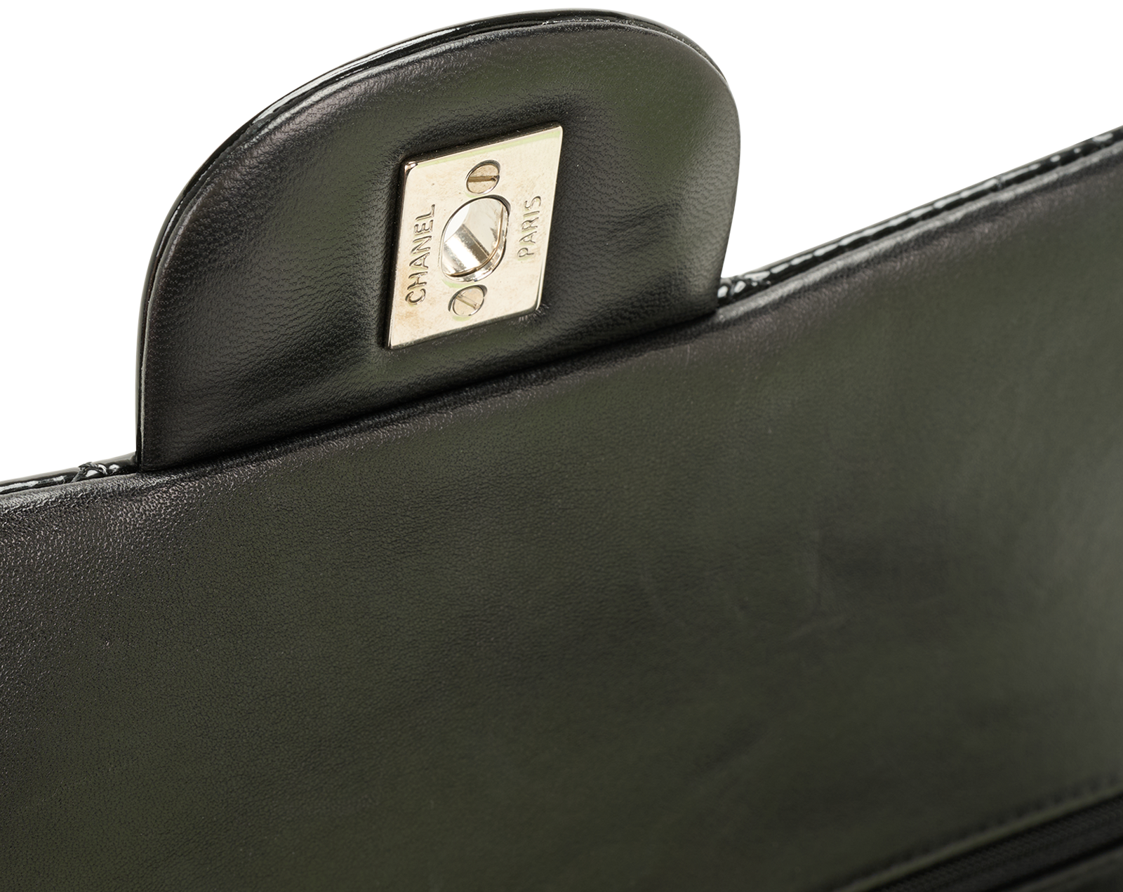 Maxi Classic Patent Double Flap, &pound;3,800, Handbags, Black, Patent Leather, Other view